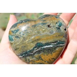 Ocean Jasper Heart